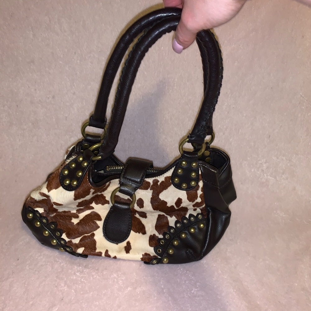 Gianni Bini Cow print Purse